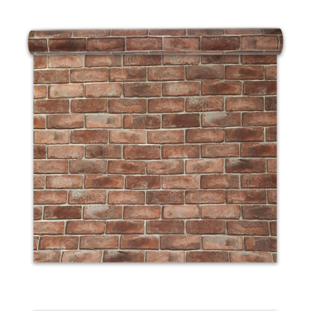 Panouri Decorative Tip Rola - Rola panou autoadeziv, Naimeed D7372, design modern, 2.5mm grosime, 120x280cm, Maro
