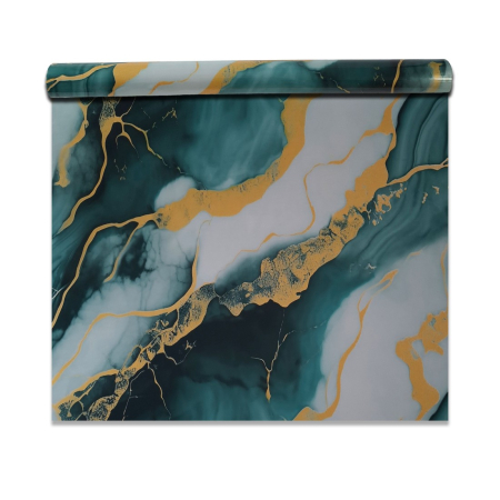 Panouri Decorative Tip Rola - Rola panou autoadeziv, Naimeed D7376, design modern, 2.5mm grosime, 120x280cm, Multicolor