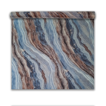 Panouri Decorative Tip Rola - Rola panou autoadeziv, Naimeed D7378, design modern, 2.5mm grosime, 120x280cm, Multicolor