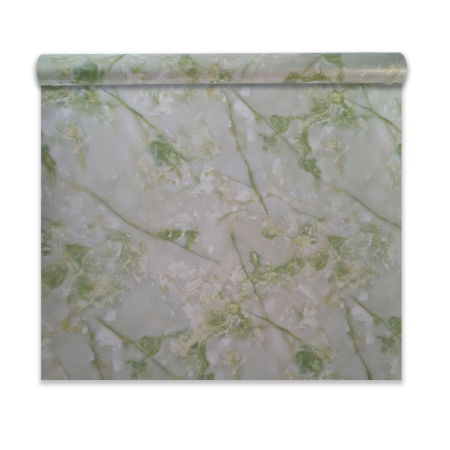 Panouri Decorative Tip Rola - Rola panou autoadeziv, Naimeed D7382, design modern, 2.5mm grosime, 120x280cm, Verde