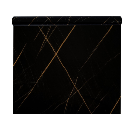Panouri Decorative Tip Rola - Rola panou autoadeziv, Naimeed D7384, design modern, 2.5mm grosime, 120x280cm, Negru