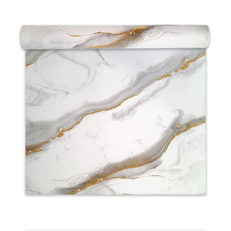 Panouri Decorative Tip Rola - Rola panou autoadeziv, Naimeed D7385, design modern, 2.5mm grosime, 120x280cm, Alb
