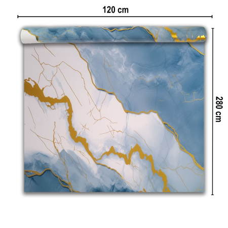 Rola panou autoadeziv, Naimeed D7391, design modern, 2.5mm grosime, 120x280cm, Albastru [1]