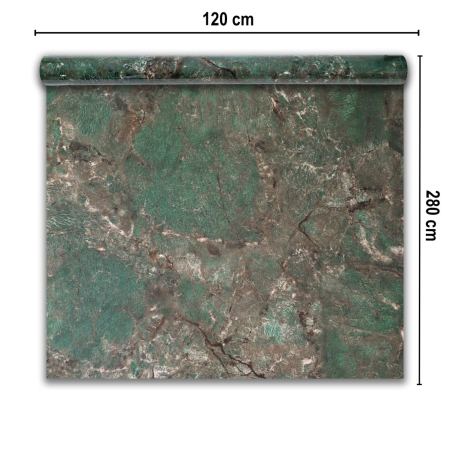 Rola panou autoadeziv, Naimeed D7392, design modern, 2.5mm grosime, 120x280cm, Verde [1]