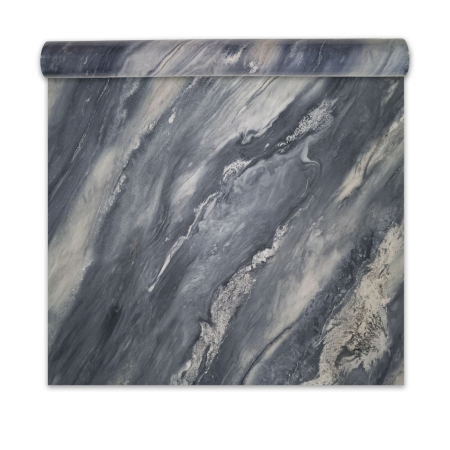 Panouri Decorative Tip Rola - Rola panou autoadeziv, Naimeed D7394, design modern, 2.5mm grosime, 120x280cm, Gri albastrui