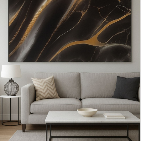Rola panou autoadeziv, PET premium, Naimeed D7408, design modern, 2.5mm grosime, 120x280cm, Negru [2]