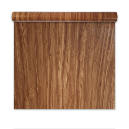 Panouri Decorative Tip Rola - Rola panou autoadeziv, PVC premium, Naimeed D7411, textura usor in relief, cu aspect lemnos, 2.5mm grosime, 120x280cm, Maro