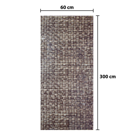 Rola panou decorativ, autoadeziv, Naimeed D5702, termoizolant, 60x300cm, Maro [2]