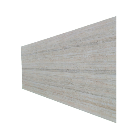Set 16 panouri decorative din praf de piatra, Naimeed D7310, ignifuge, strat protector ceramic, rezistente la razele UV, 120x60x0.2 cm, alb bejuit [3]