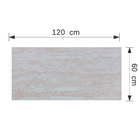 Set 16 panouri decorative din praf de piatra, Naimeed D7311, ignifuge, strat protector ceramic, rezistente la razele UV, 120x60x0.2 cm, bej rozaliu [2]