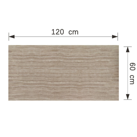 Set 16 panouri decorative din praf de piatra, Naimeed D7312, ignifuge, strat protector ceramic, rezistente la razele UV, 120x60x0.2 cm, cappuccino [3]