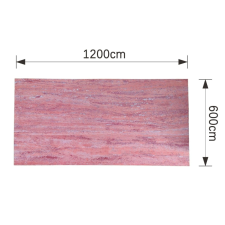 Set 16 panouri decorative din praf de piatra, Naimeed D7313, ignifuge, strat protector ceramic, rezistente la razele UV, 120x60x0.2 cm, coral [2]