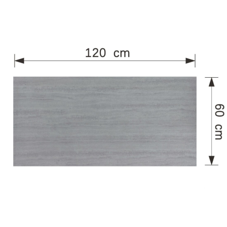 Set 16 panouri decorative din praf de piatra, Naimeed D7315, ignifuge, strat protector ceramic, rezistente la razele UV, 120x60x0.2 cm, cenusiu pal [2]