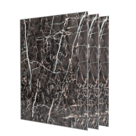 Panouri Decorative - Set 3 panouri Highlight UV, Naimeed D6512, ultrarezistent, flexibil, ignifug, 122x92cm, 2.8mm grosime, tehnologie moderna, rezistent la umezeala