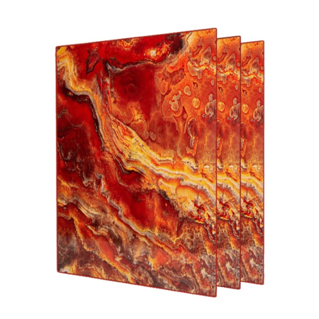 Panouri Cristal Carbon - Set 3 panouri Highlight UV, Naimeed D6514, ultrarezistent, flexibil, ignifug, 122x92cm, 2.8mm grosime, tehnologie moderna, rezistent la umezeala