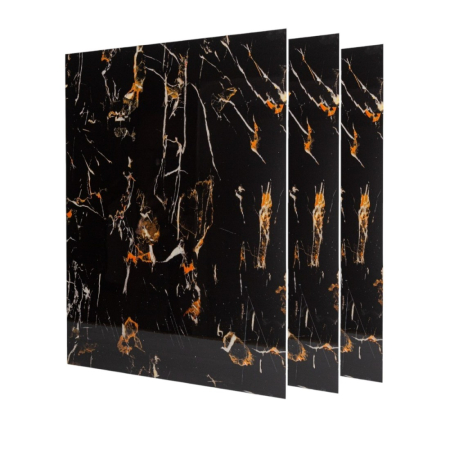 Panouri Cristal Carbon - Set 3 panouri Highlight UV, Naimeed D6517, ultrarezistent, flexibil, ignifug, 122x92cm, 2.8mm grosime, tehnologie moderna, rezistent la umezeala