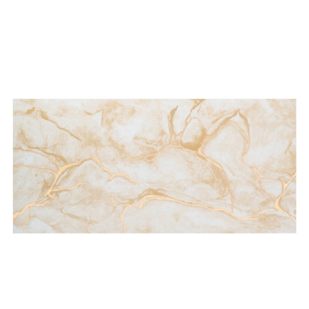 Set 6 panouri decorative autoadezive cu folie de aluminiu, efect marmura,  suprafata acoperita 1.08 m², Naimeed D7107, 60x30 cm, Crem [1]