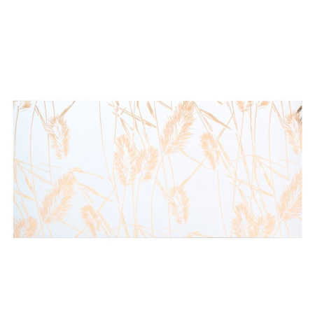 Set 6 panouri decorative autoadezive cu folie de aluminiu, efect marmura,  suprafata acoperita 1.08 m², Naimeed D7109, 60x30 cm, Alb [1]