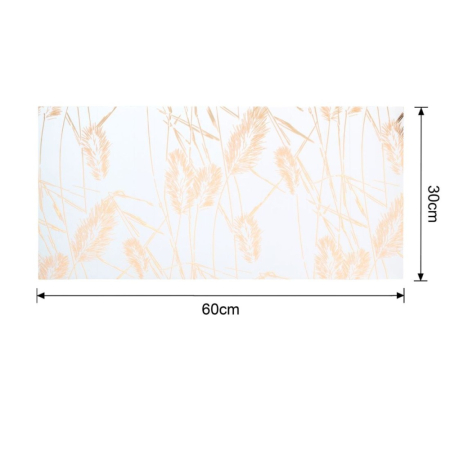 Set 6 panouri decorative autoadezive cu folie de aluminiu, efect marmura,  suprafata acoperita 1.08 m², Naimeed D7109, 60x30 cm, Alb [9]