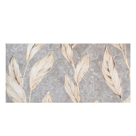 Set 6 panouri decorative autoadezive cu folie de aluminiu, efect marmura, suprafata acoperita 1.08 m², Naimeed D7114, 60x30 cm, Gri [1]