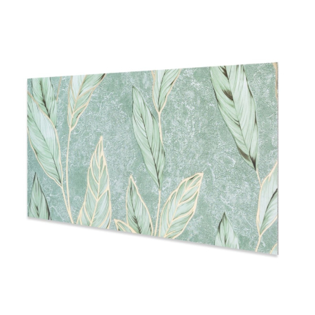 Set 6 panouri decorative autoadezive cu folie de aluminiu, efect marmura, suprafata acoperita 1.08 m², Naimeed D7115, 60x30 cm, Verde [2]