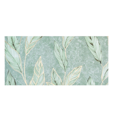 Set 6 panouri decorative autoadezive cu folie de aluminiu, efect marmura, suprafata acoperita 1.08 m², Naimeed D7115, 60x30 cm, Verde [1]