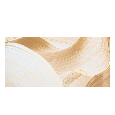 Set 6 panouri decorative autoadezive cu folie de aluminiu, efect marmura,  suprafata acoperita 1.08 m², Naimeed D7119, 60x30 cm, Crem [1]