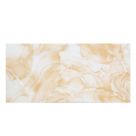 Set 6 panouri decorative autoadezive cu folie de aluminiu, efect marmura,  suprafata acoperita 1.08 m², Naimeed D7131, 60x30 cm, Crem [1]