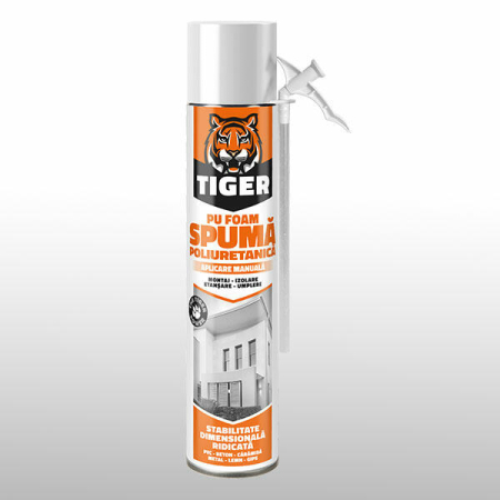 Spume poliuretanice - SPUMA PU APLICARE MANUALA TIGER - 600 ML