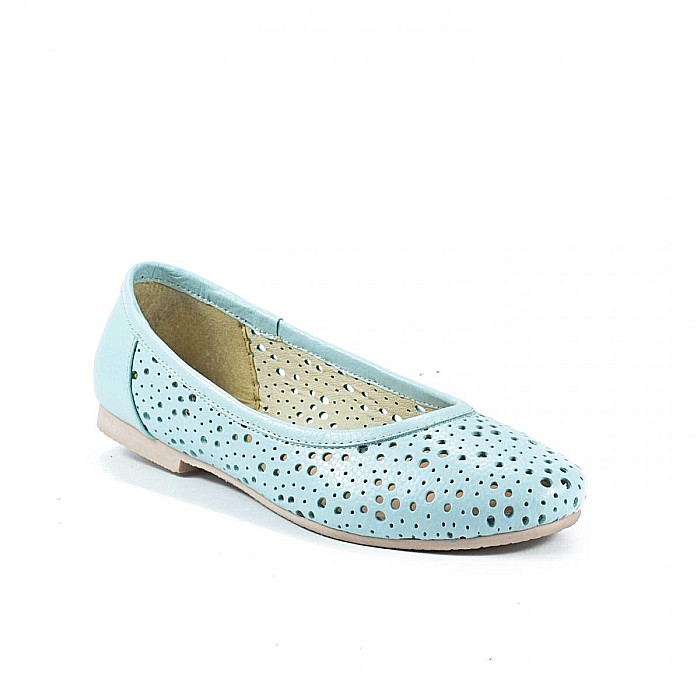 Balerini perforati DM1739 bleu [2]