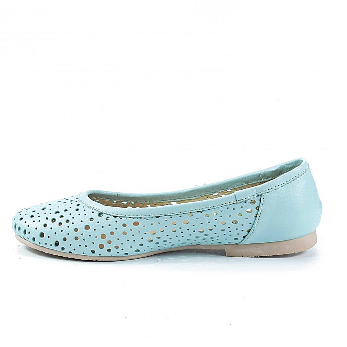 Balerini perforati DM1739 bleu [3]