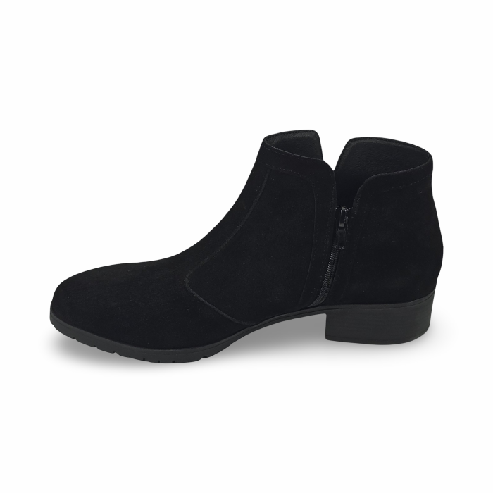 Botine cu toc mediu din piele DM 2517 [2]