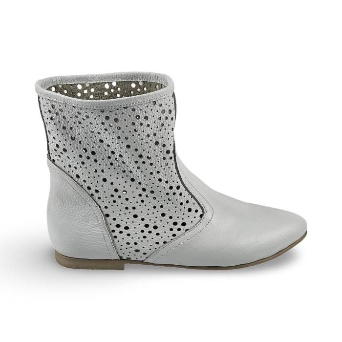 Cizme primavara-vara din piele DM 2114 alb [3]