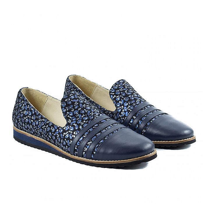 Loafers cu aspect floral DM2105 [4]