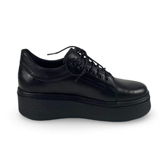 Pantofi casual din piele naturala DM 2507 negru [2]