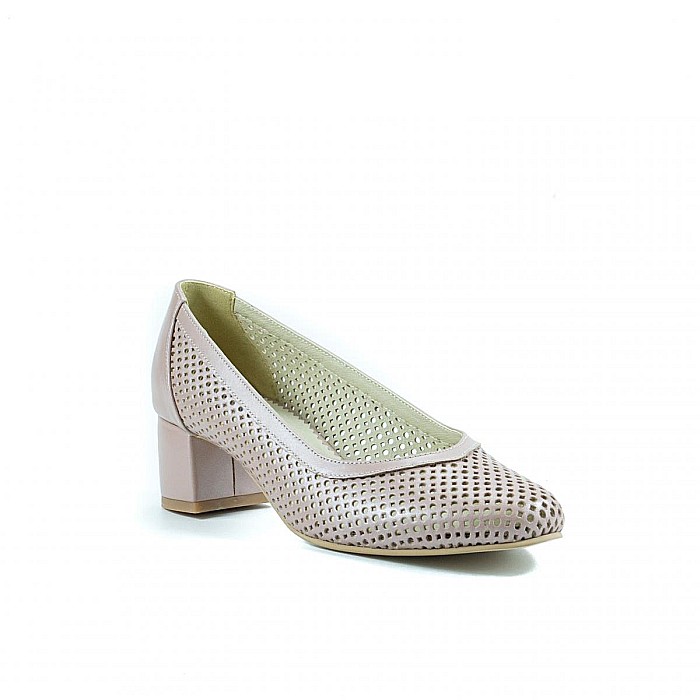 Pantofi perforati cu toc DM 2211 [3]