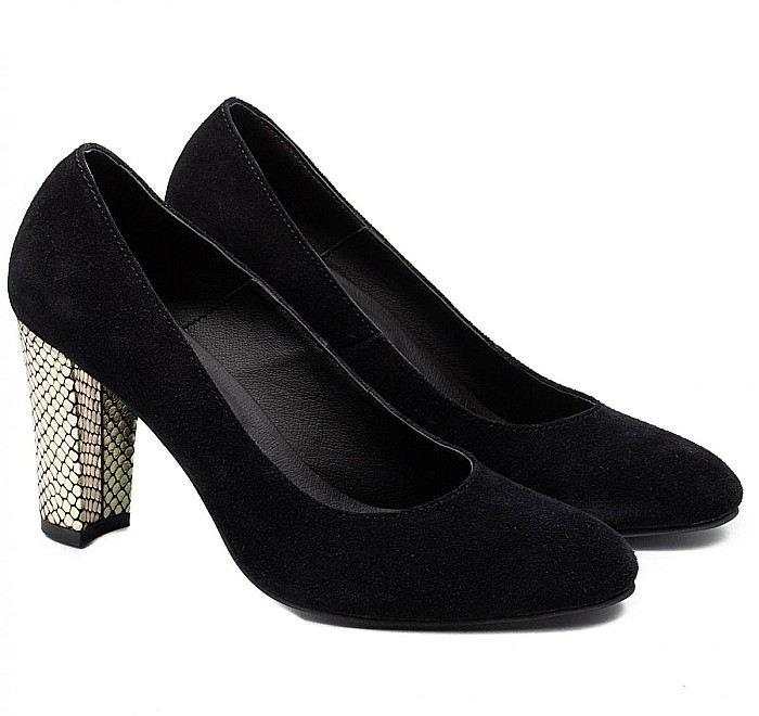 Pantofi eleganti cu toc gros DM1801 [3]