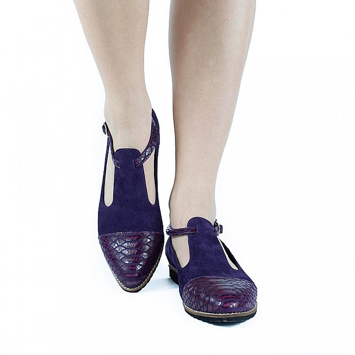 Pantofi cu decupaje si bareta peste glezna DM2111 [6]