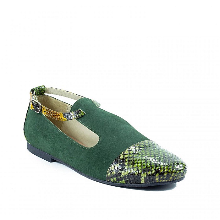 Pantofi cu decupaje si bareta peste glezna DM2111R [3]