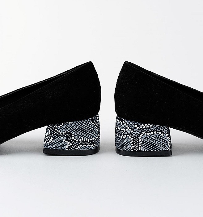 Pantofi eleganti cu toc mediu si fundita DM 2411 [6]