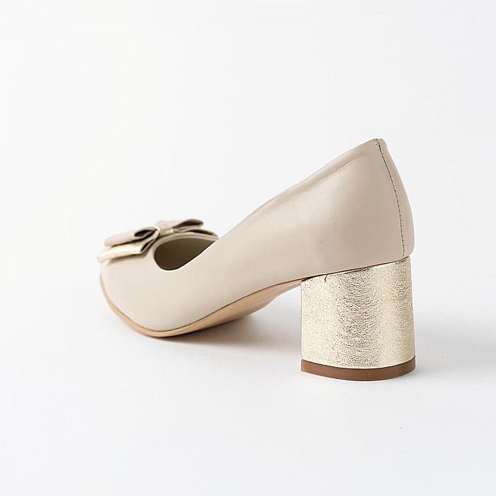 Pantofi eleganti cu toc mediu si fundita DM 2540 [3]