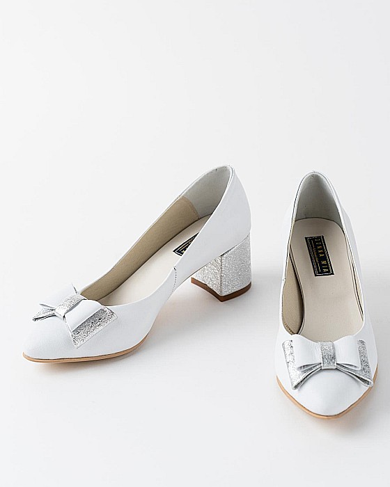 Pantofi eleganti cu toc mediu si fundita DM 2540 [6]