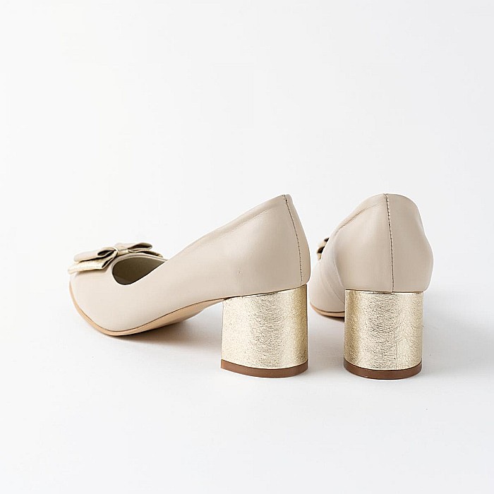 Pantofi eleganti cu toc mediu si fundita DM 2540 [7]