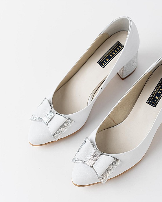 Pantofi eleganti cu toc mediu si fundita DM 2540 [4]