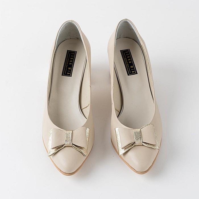 Pantofi eleganti cu toc mediu si fundita DM 2540 [6]