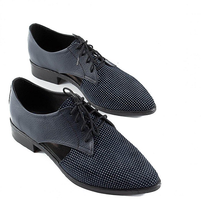 Pantofi Oxford cu buline decupati DM2014 [5]