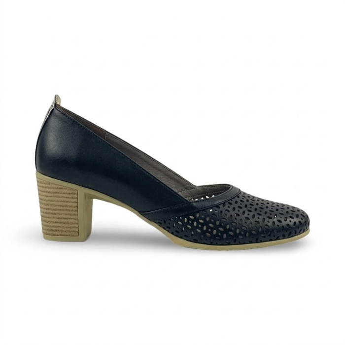 Pantofi perforati cu talpa usoara DM 2605 negru [3]