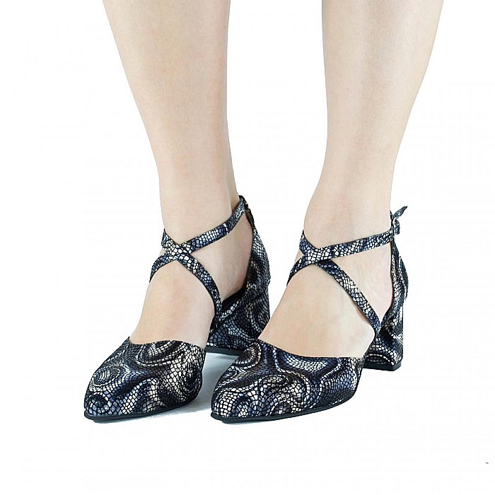 Pantofi pumps cu barete incrucisate DM 2037 [5]