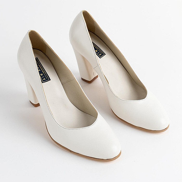 Pantofi pumps cu toc gros DM1719M [4]