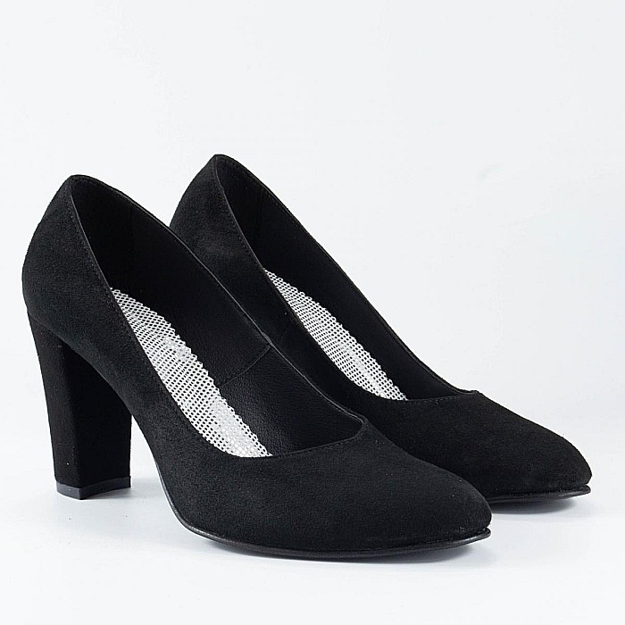 Pantofi pumps cu toc gros DM1719M [4]